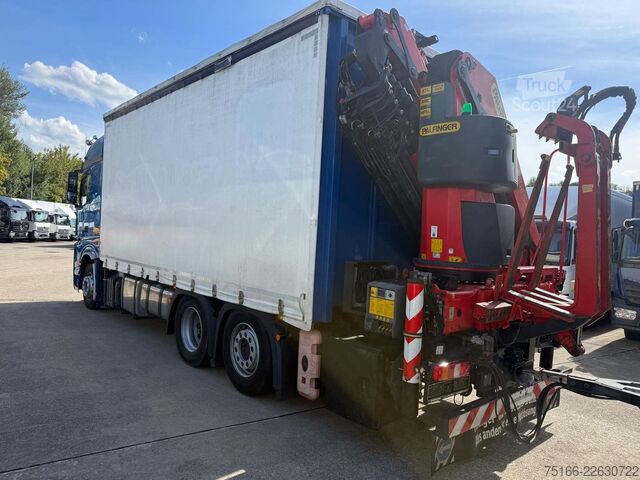 Camion plateau avec bâche MERCEDES-BENZ ACTROS 2548 L Pritsche PALFINGER PK 34002*FLYJIB