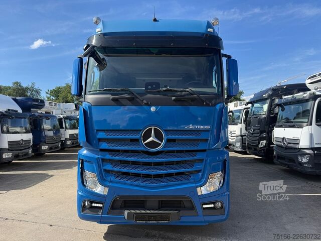 Ciężarówka z płaską platformą MERCEDES-BENZ ACTROS 2548 L Pritsche PALFINGER PK 34002*FLYJIB
