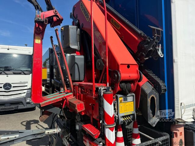 Ciężarówka z płaską platformą MERCEDES-BENZ ACTROS 2548 L Pritsche PALFINGER PK 34002*FLYJIB