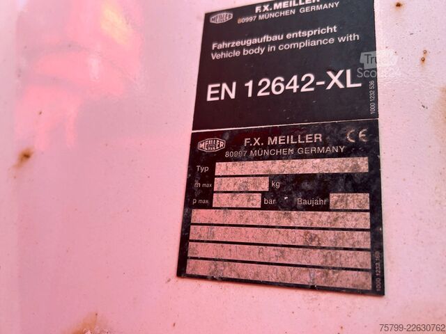 Kolmisivuinen kippiauto MERCEDES-BENZ 1835 Arocs 3Skipper MEILLER + PK14501 SLD5 Kran