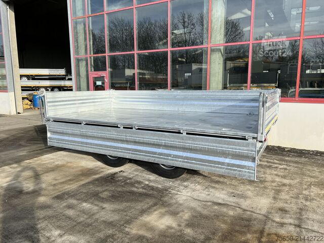 Remorcă basculantă Möslein TTD 19 B  19 t Tandemkipper- Tieflader, Breitbereifung