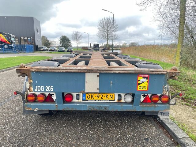 Preprava kontajnerov Pacton T3-010 Multichassis / BPW Axles / Drumbrakes / ...