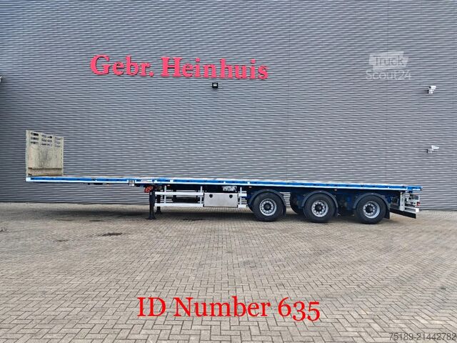 Platform aanhanger Faymonville F-S43-1AAF Powersteering 13.9 Meter Extandable!
