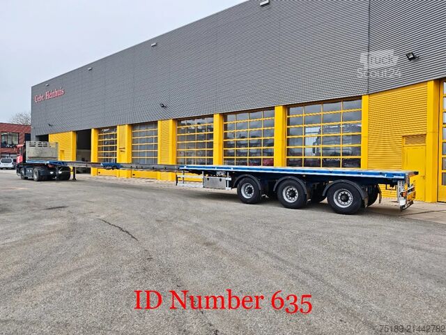 Platform aanhanger Faymonville F-S43-1AAF Powersteering 13.9 Meter Extandable!
