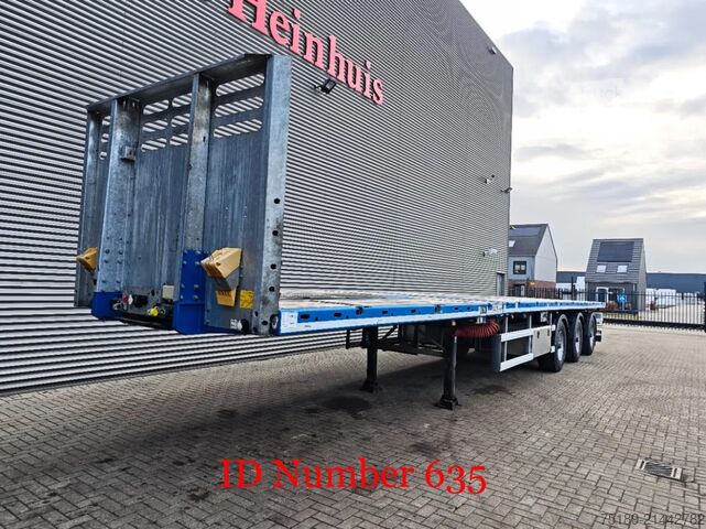 Platform aanhanger Faymonville F-S43-1AAF Powersteering 13.9 Meter Extandable!
