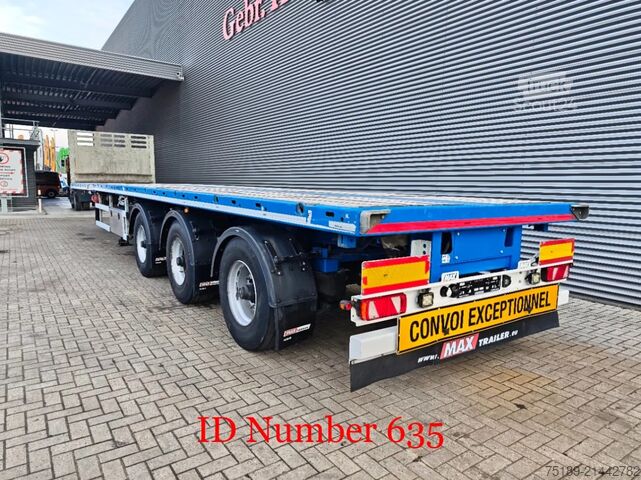 Platform aanhanger Faymonville F-S43-1AAF Powersteering 13.9 Meter Extandable!