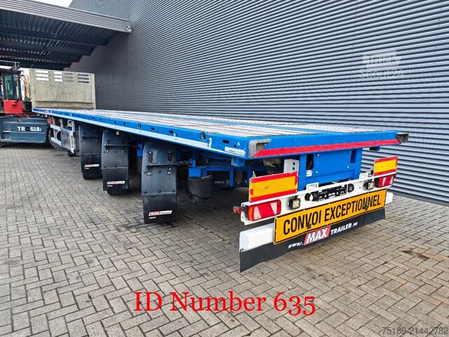 Platform aanhanger Faymonville F-S43-1AAF Powersteering 13.9 Meter Extandable!