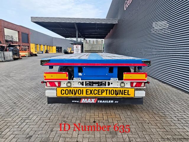 Platform aanhanger Faymonville F-S43-1AAF Powersteering 13.9 Meter Extandable!