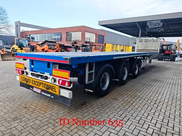 Platform aanhanger Faymonville F-S43-1AAF Powersteering 13.9 Meter Extandable!