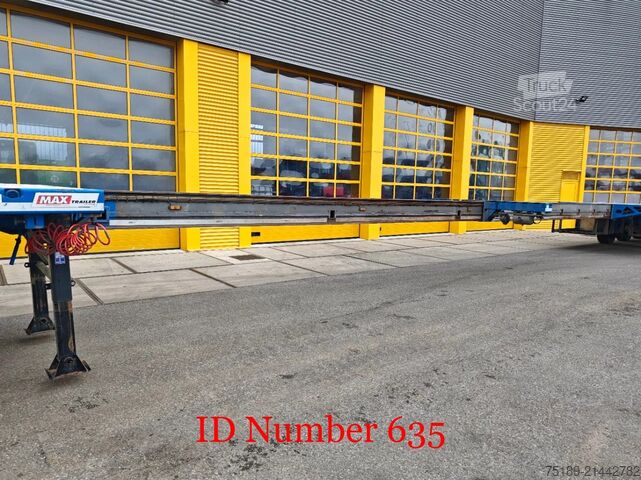 Platform aanhanger Faymonville F-S43-1AAF Powersteering 13.9 Meter Extandable!