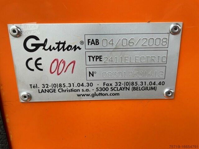 Szemetesautó  Glutton 2411 Elektric Müllsauger