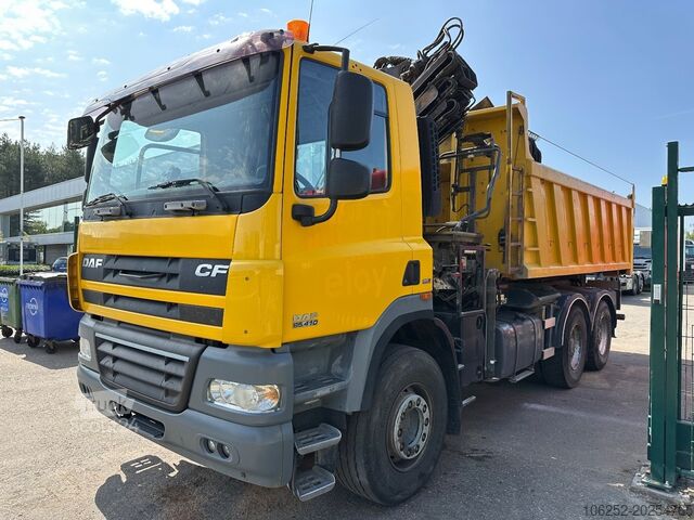 Kanca kol sistemi DAF CF 85.410 6X4 21T HOOKLIFT + CRANE HIAB 166-3 H...