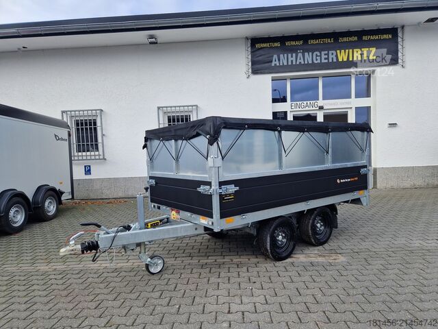 Paardenaanhanger Saris Kompakter Volumenkipper 276x150x90cm  2000kg oder 2700kg wahlweise