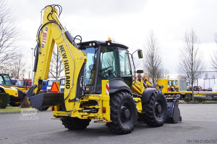 Rétrochargeuse New Holland B115B backhoe loader / 4600 MTH ! / 2020