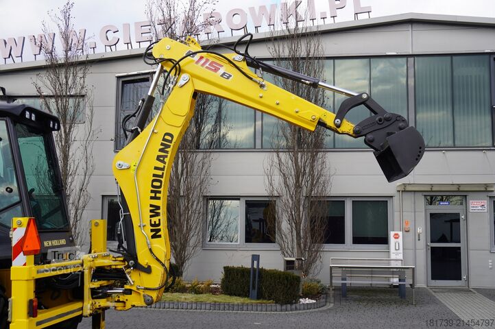 Rétrochargeuse New Holland B115B backhoe loader / 4600 MTH ! / 2020