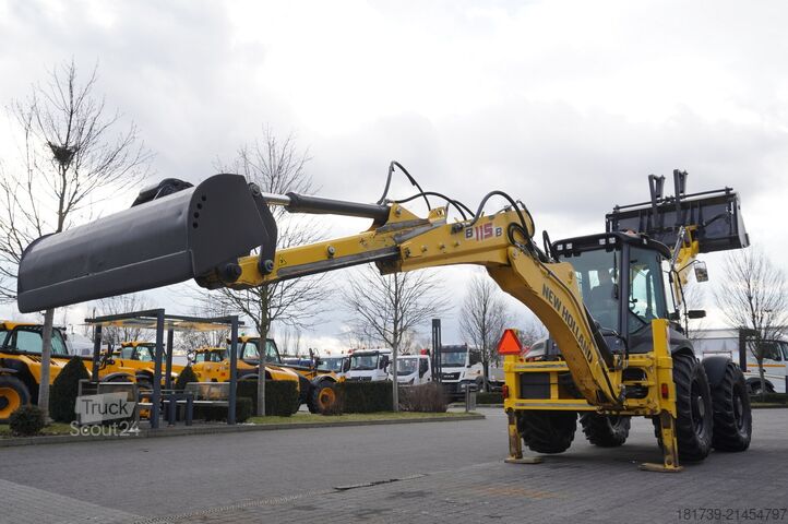 Rétrochargeuse New Holland B115B backhoe loader / 4600 MTH ! / 2020