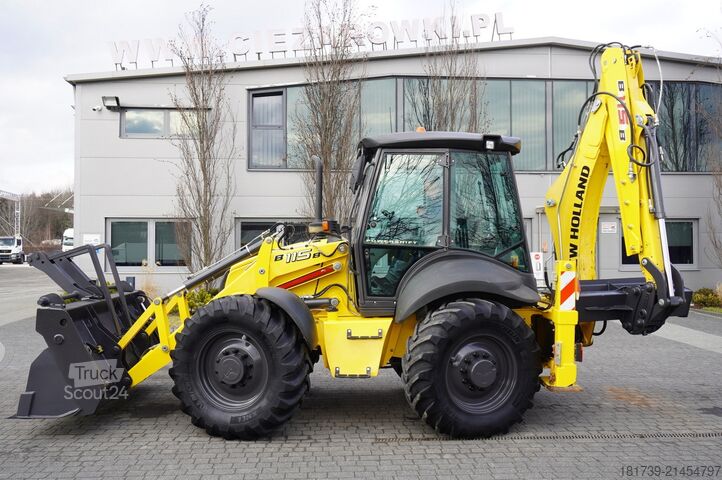 Rétrochargeuse New Holland B115B backhoe loader / 4600 MTH ! / 2020