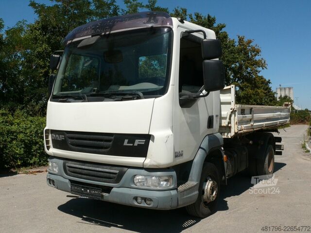 Třístranná sklápěcí dodávka DAF LF45*Klima*E5 EEV*2 AHK