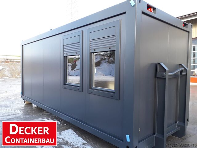Živý kontajner Decker Containerbau Bürocontainer 20ft, auf ABR, sofort