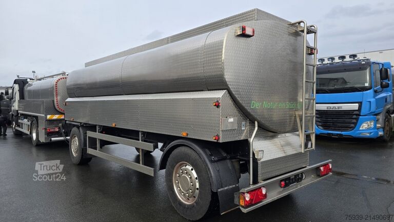 Tanker trailer  Edelstahltankanhänger - 17.000 Liter - ISOLIERT