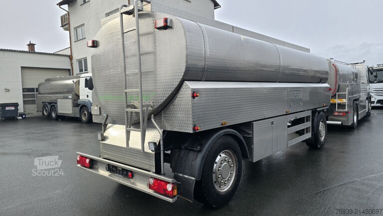 Tanker trailer  Edelstahltankanhänger - 17.000 Liter - ISOLIERT
