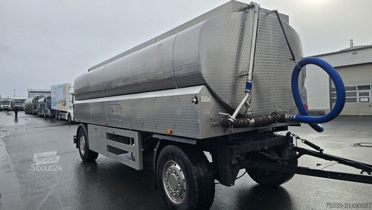 Tanker trailer  Edelstahltankanhänger - 17.000 Liter - ISOLIERT