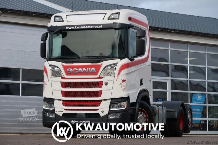 Πλαίσιο με καμπίνα Scania R520 V8 NGS 6X2/ FULL AIR/ CHASSIS