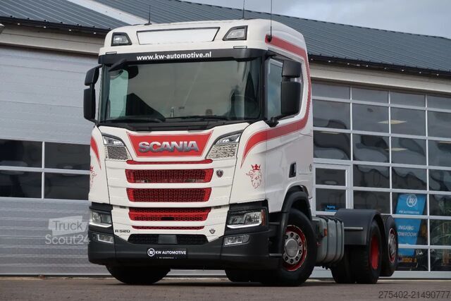 Podwozie z kabiną Scania R520 V8 NGS 6X2/ FULL AIR/ CHASSIS / PTO-EG661F