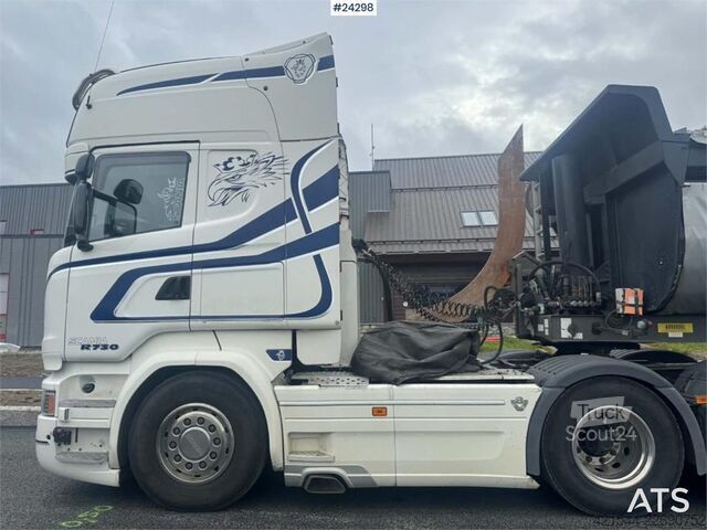 Standaard-SZM Scania R580 6x4 tractor and 2007 DAMM tipper semi.
