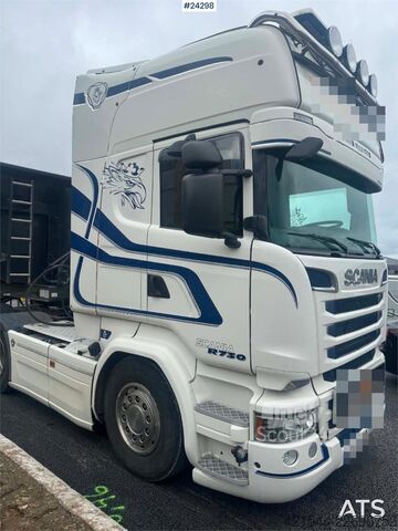 Standaard-SZM Scania R580 6x4 tractor and 2007 DAMM tipper semi.