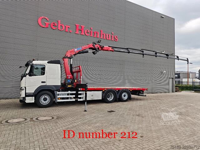 Vrachtwagen met kraan Volvo FM 500 6x2 HMF 2120 K-RC 6 x Hydr. Winch!