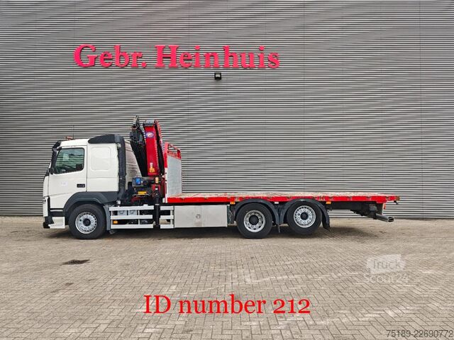 Vrachtwagen met kraan Volvo FM 500 6x2 HMF 2120 K-RC 6 x Hydr. Winch!