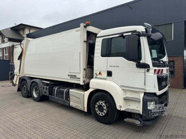 Jäteauto MAN 28.320 TGS 6x2 Faun Vario