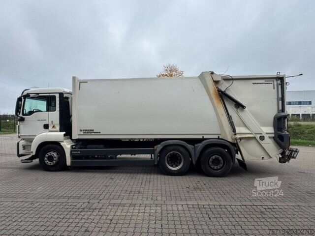 Jäteauto MAN 28.320 TGS 6x2 Faun Vario