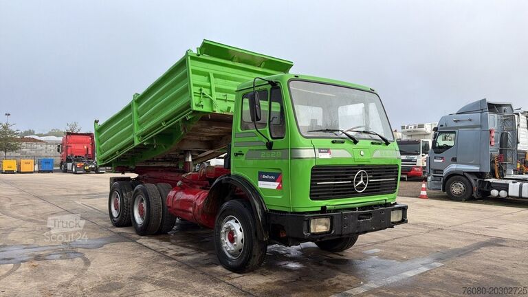 3-zijdenkipper Mercedes-Benz SK 2628 (LAMES / V8 / GRAND PONT / BIG AXLES / ...