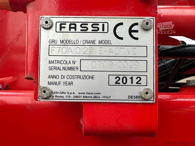 Dreiseitenkipper IVECO ML 80E 22  K/ Fassi F 70 + Funk / Meiller
