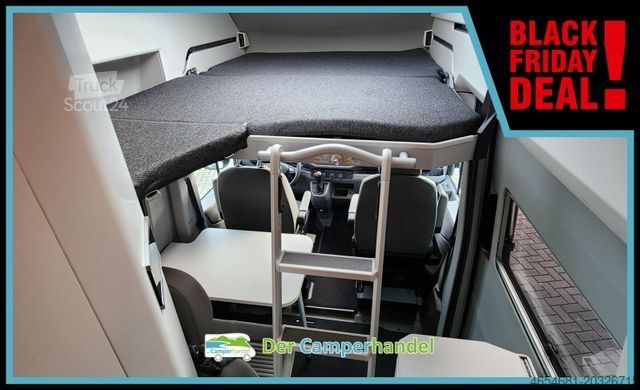 Husbil VOLKSWAGEN Grand California 600 AUTOM.#QUERBETT-HOCHBETT