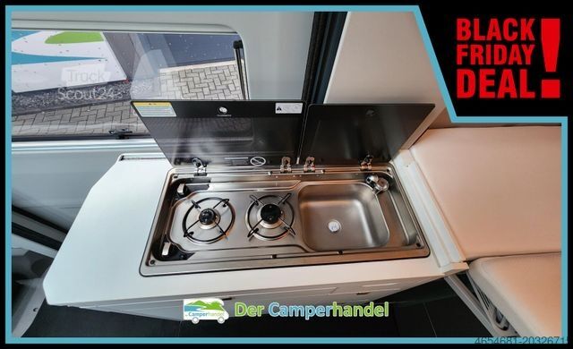 Husbil VOLKSWAGEN Grand California 600 AUTOM.#QUERBETT-HOCHBETT