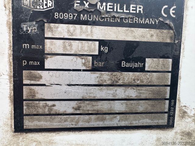 Tipbil MAN TGS 18.400 BL Meiller AK 12 MT