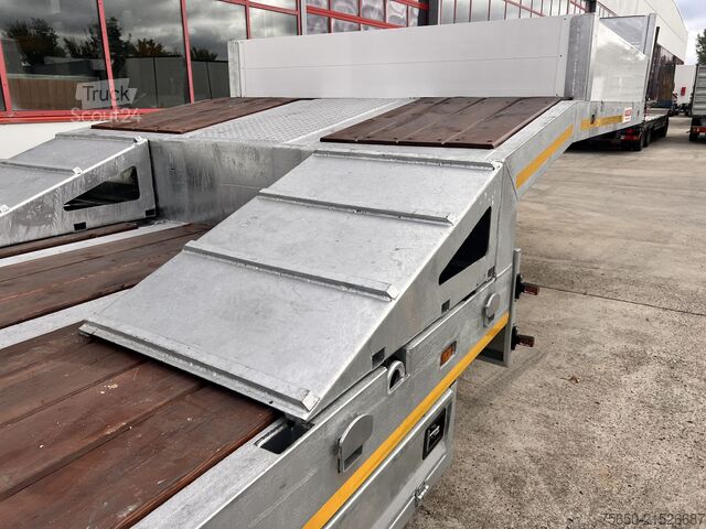 Remorque surbaissée Möslein ST 3  3 Achs Satteltieflader neu