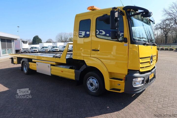 Fourgon porte-voitures Mercedes-Benz Atego 1221 1221 L  Takel wagen 6 Persoons