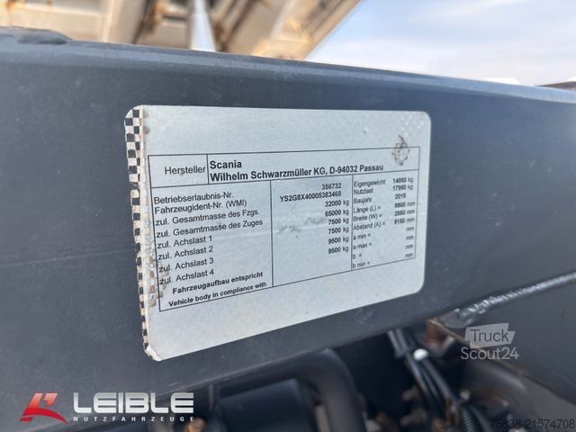 Camión volquete trilateral SCANIA G 450CB8x4MHZ*Bordmatik*Blattfeder*Retarder*