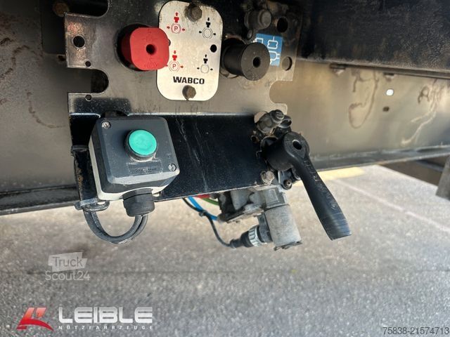 Remorque semi-plateforme de travail KÖGEL SN 24*Bordwand Baustoff *Rungentaschen*SAF Achse