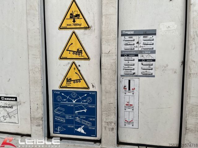Semi-remorque bâchée KRONE SD*Tautliner*Code XL+Getränke*Liftachse*SAF*