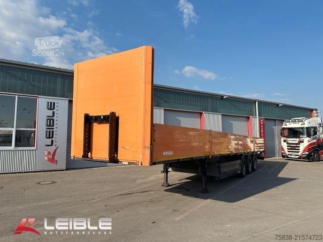 Remorque semi-ouverte KÖGEL SN 24*Bordwand Baustoff *Rungentaschen*SAF Achse