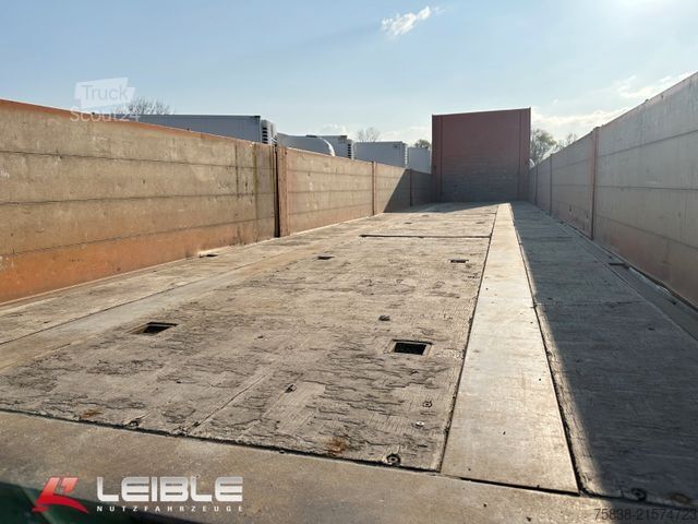 Remorque semi-ouverte KÖGEL SN 24*Bordwand Baustoff *Rungentaschen*SAF Achse