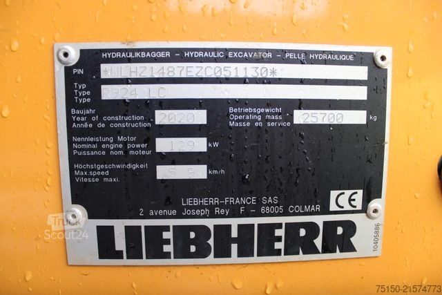 Larvegraver LIEBHERR R924 LC VERSTELLAUSLEGER Nr.: 130