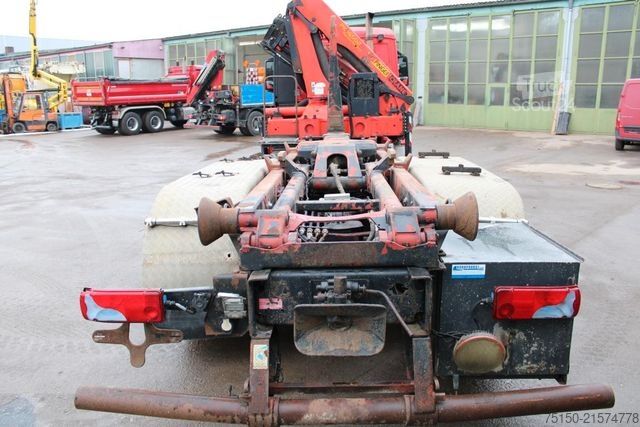 Camión portacontenedores de gancho MAN 26.480 6x2 KRAN PALFINGER Nr: 249