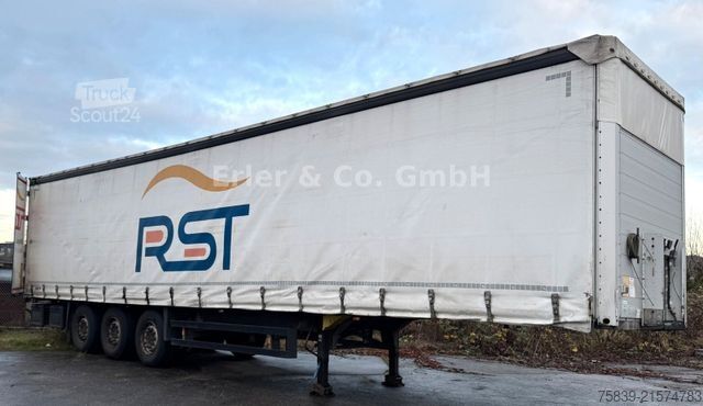 Semi-remorque bâchée SCHMITZ CARGOBULL Liftachse, Edscha, Rahmen verzinkt, 385/65