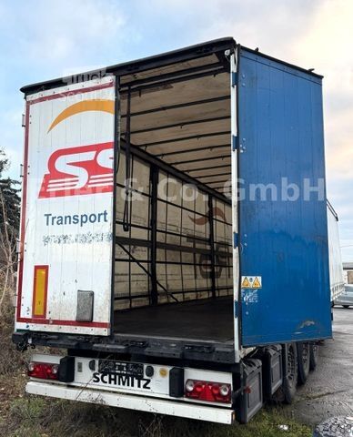 Semi-remorque bâchée SCHMITZ CARGOBULL Liftachse, Edscha, Rahmen verzinkt, 385/65